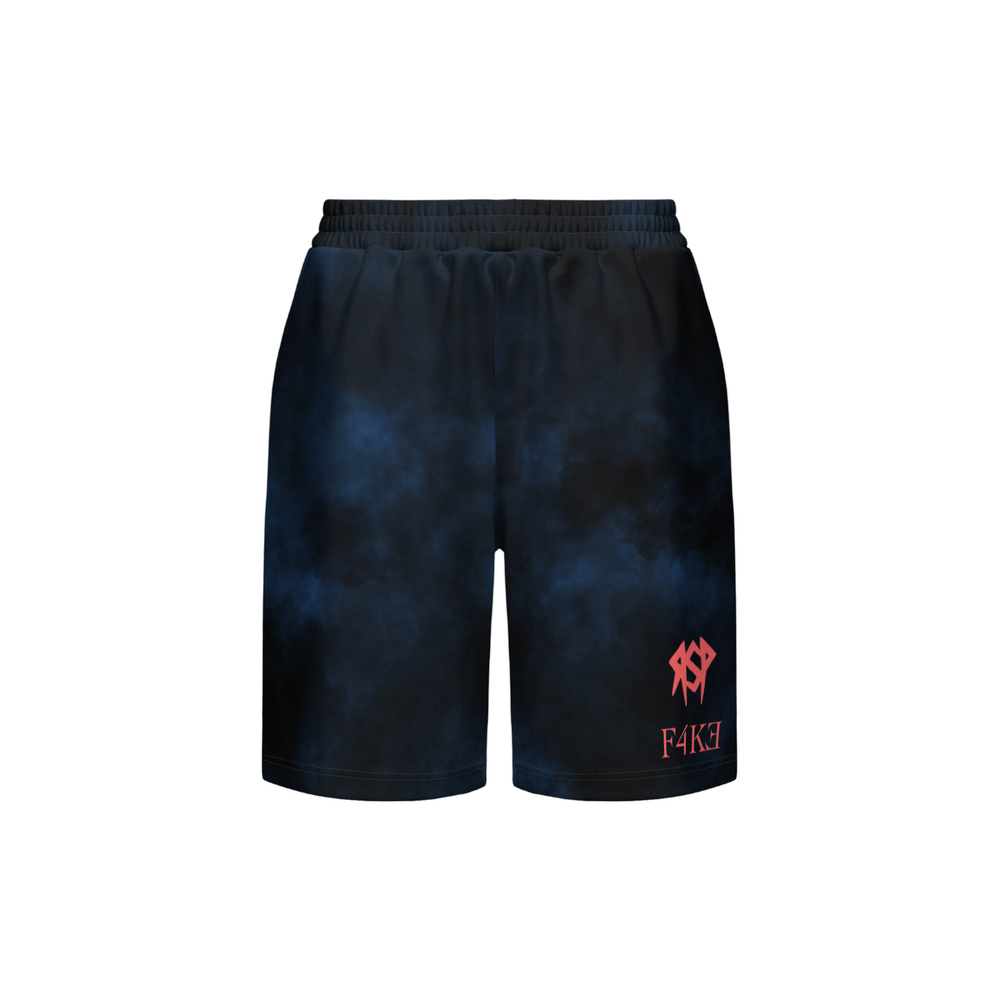 F4KƎ GODS “Smoked Goods” Collection - Blue Burn Shorts