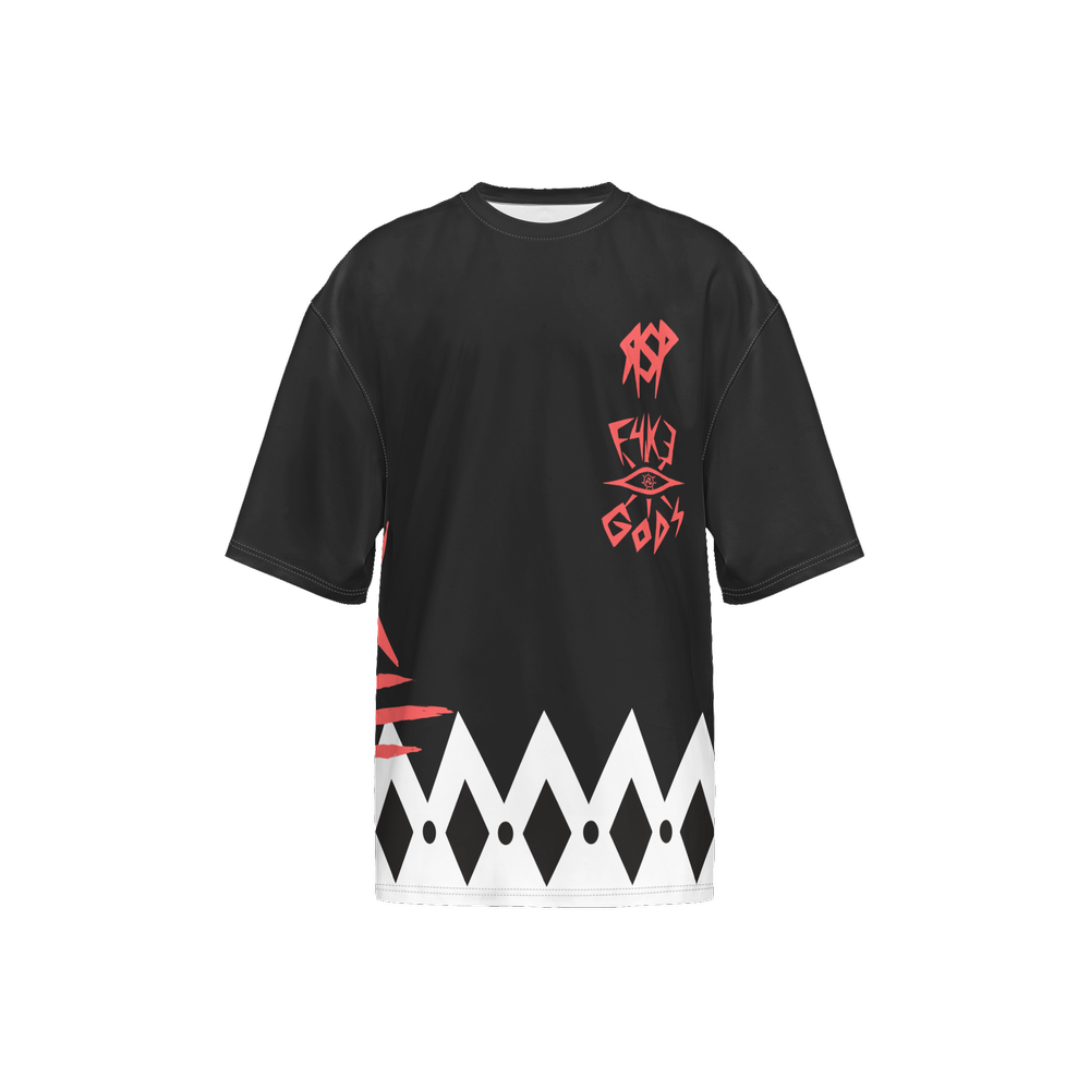 F4KƎ GODS “RED” Collection - Cursed Squad 13 Captain’s T-shirt