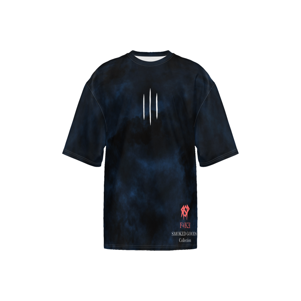 F4KƎ GODS “Smoked Goods” Collection - Blue Burn T-Shirt
