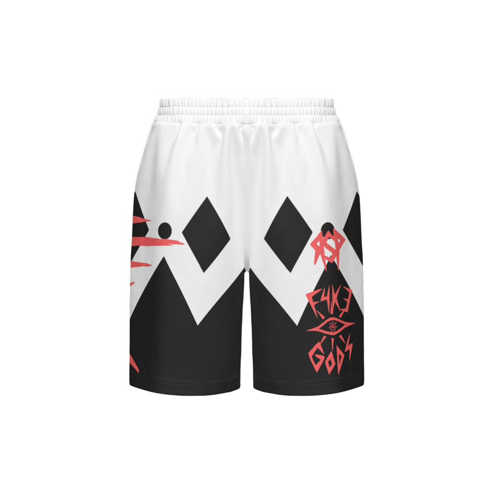 F4KƎ GODS “RED” Collection - Cursed Squad 13 Captain’s Shorts