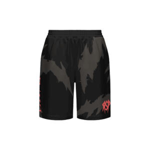 F4KƎ GODS “Scarred” Collection - Beastly Battles (Red Edition) Shorts